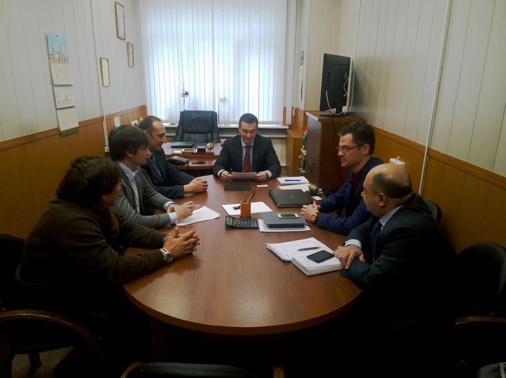 Руководитель администрации Храмцов В.Б. с коллегами||
